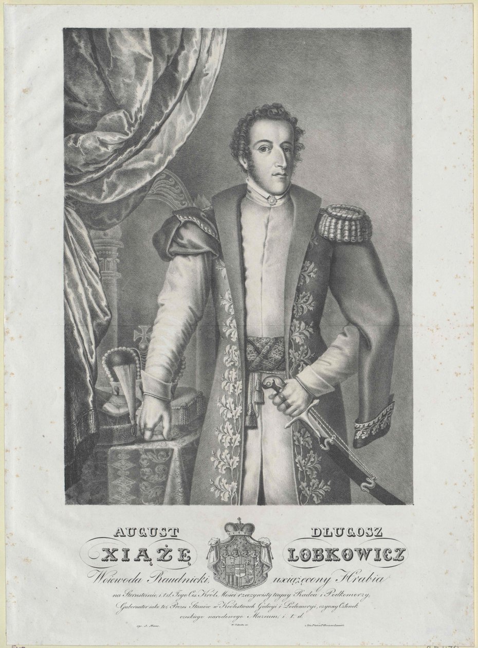 Srpen hrabě Lobkowitz od Artist Unknown