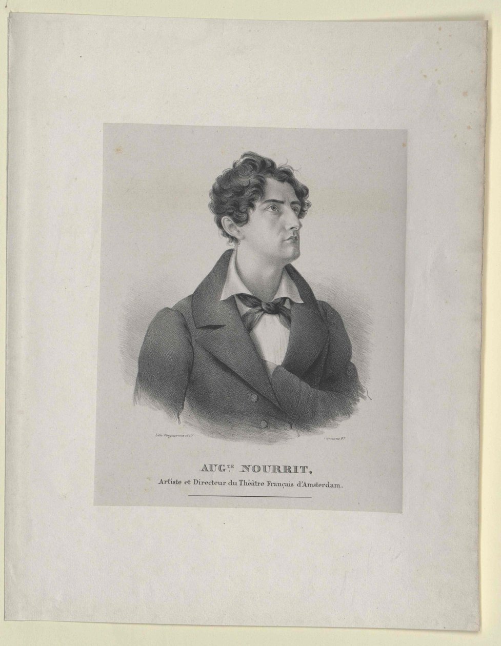 Auguste Nourrit (tisk) od Artist Unknown