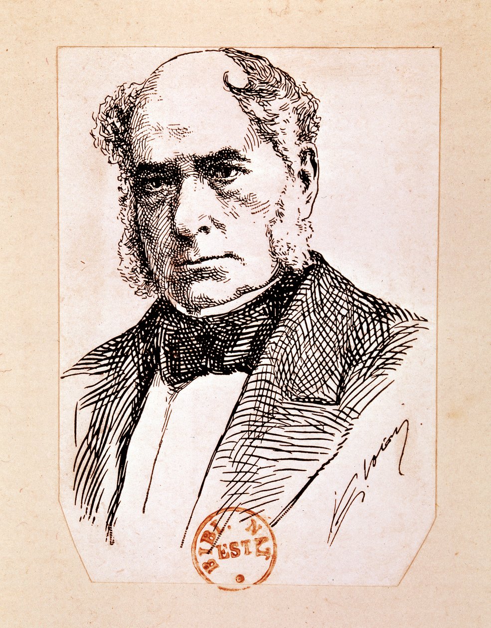 BESSEMER Sir Henry, anglický vynálezce a inženýr (kresba) od Artist Unknown