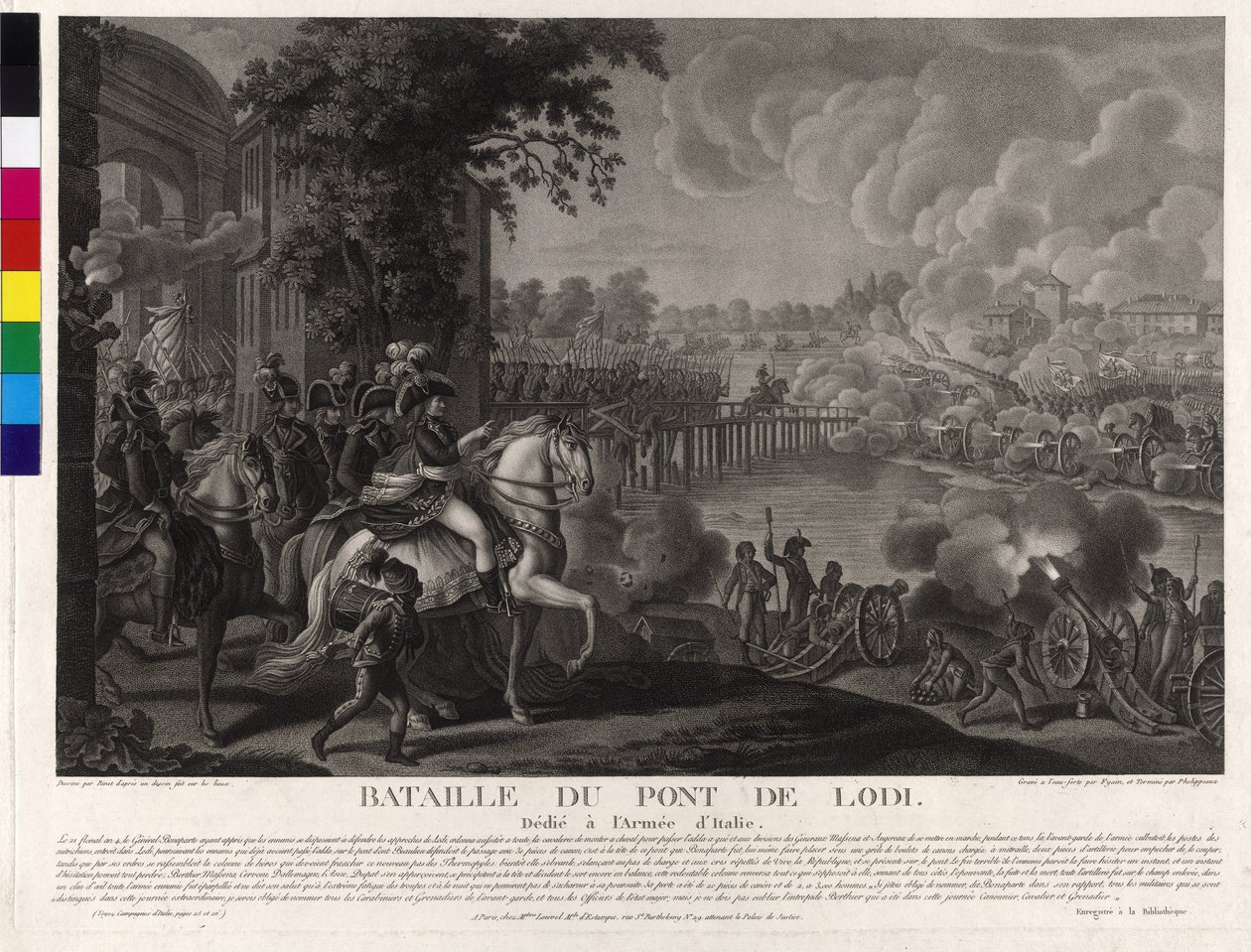 Bitva u Lodi 10. května 1796 od Artist Unknown