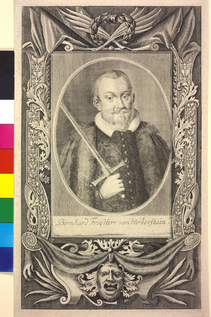 Bernhardin baron z Herbersteinu od Artist Unknown