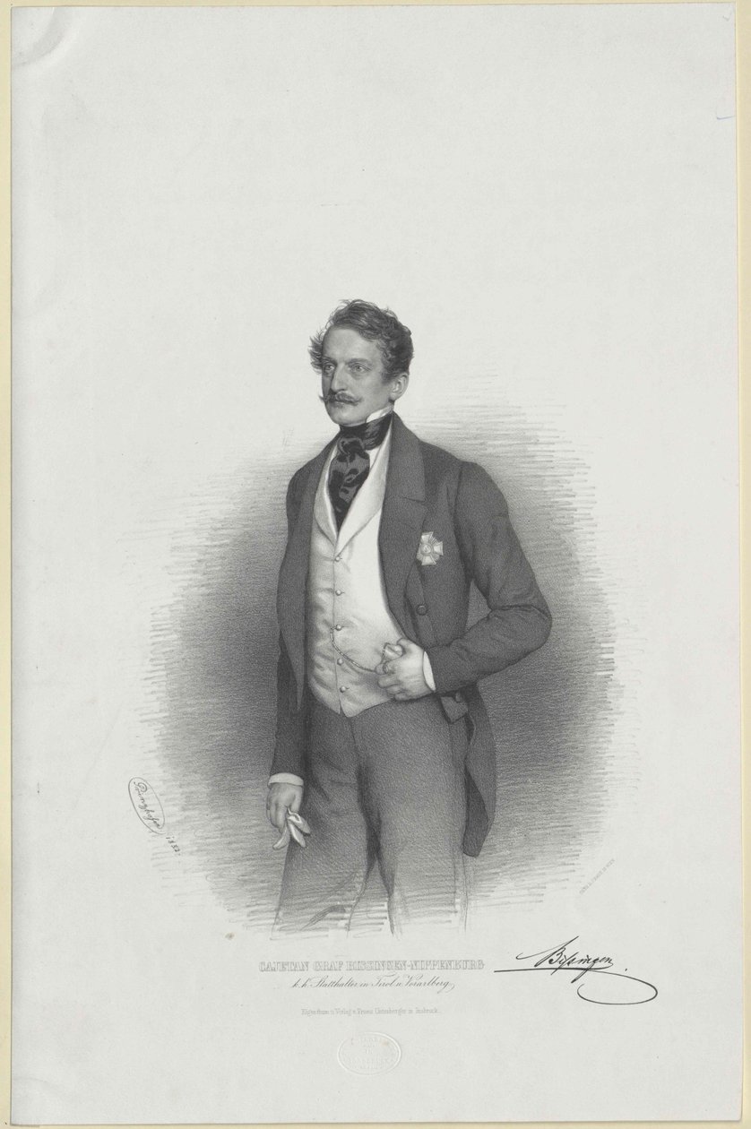 Kajetán hrabě von Bissingen a Nippenburg od Artist Unknown