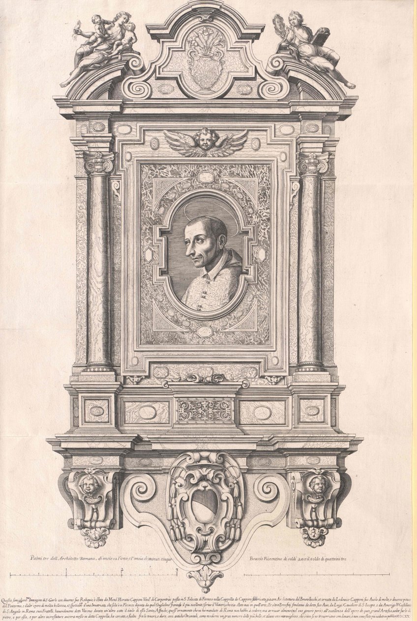 Carlo Borromeo (tisk) od Artist Unknown