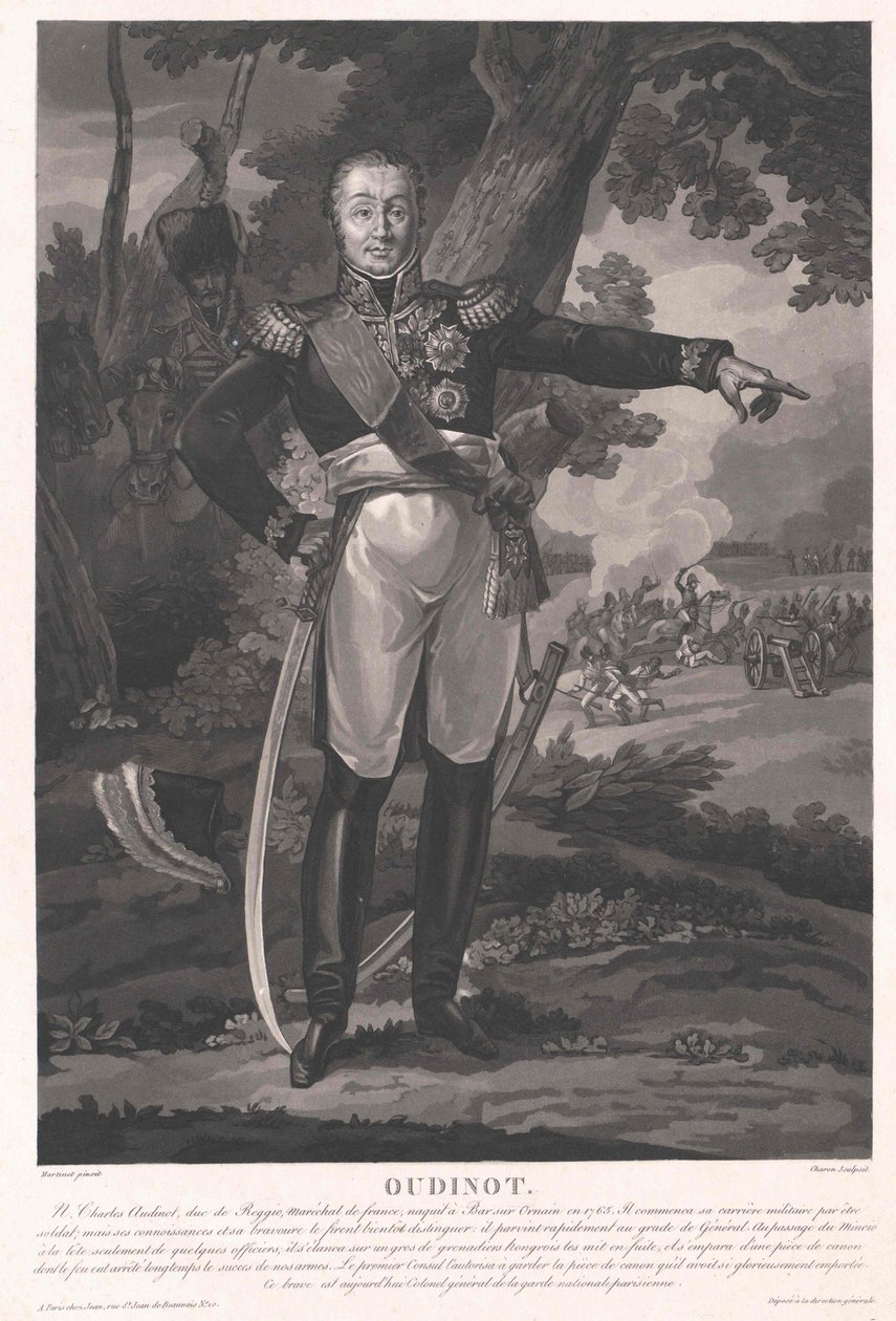 Charles Nicolas Duc de Reggio Oudinot od Artist Unknown