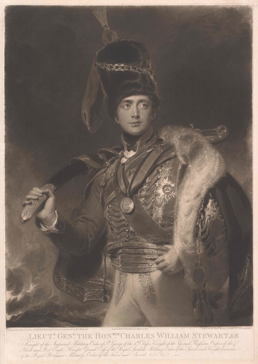 Charles William markýz z Londonderry od Artist Unknown