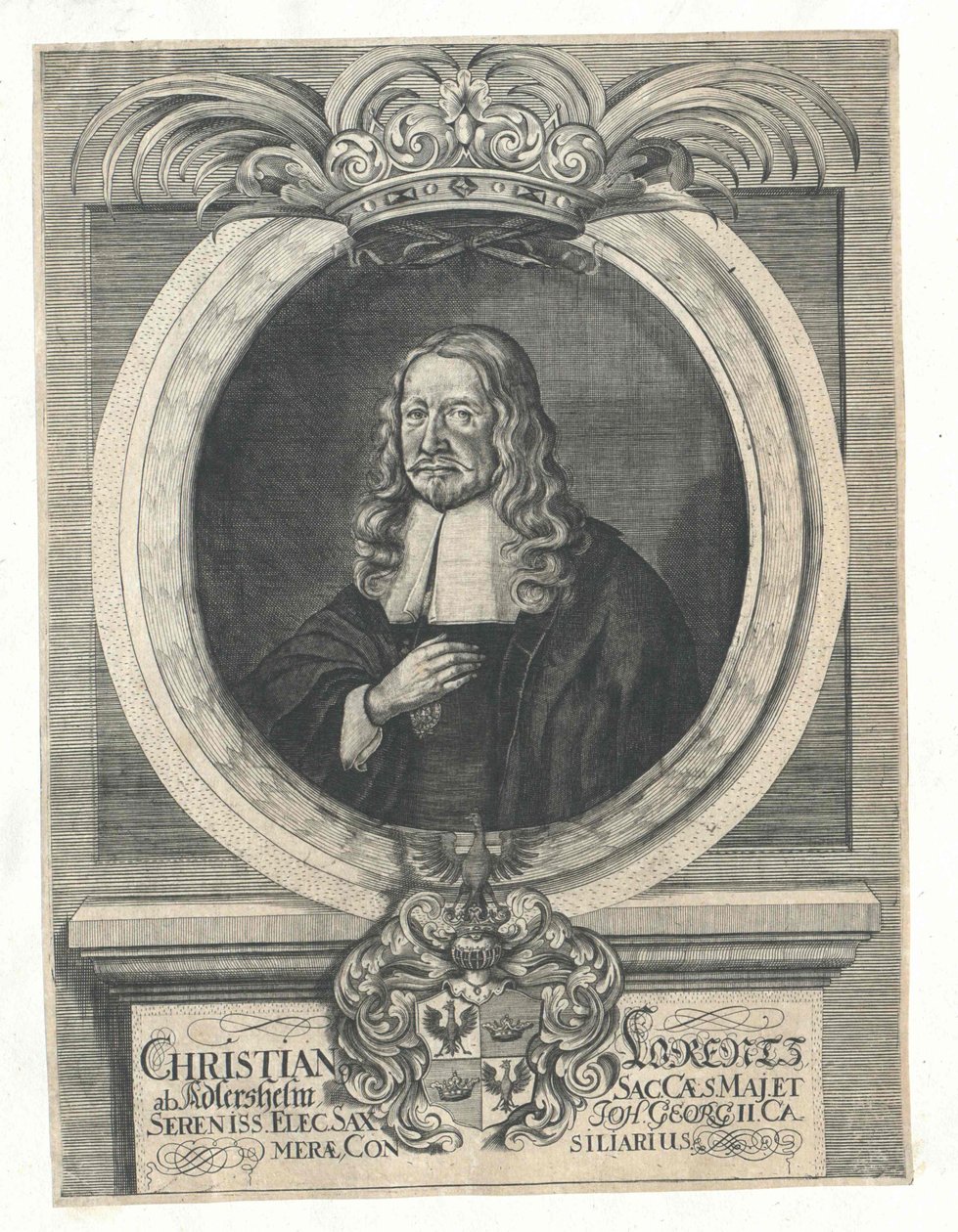 Christian Lorenz Adlershelm (tisk) od Artist Unknown