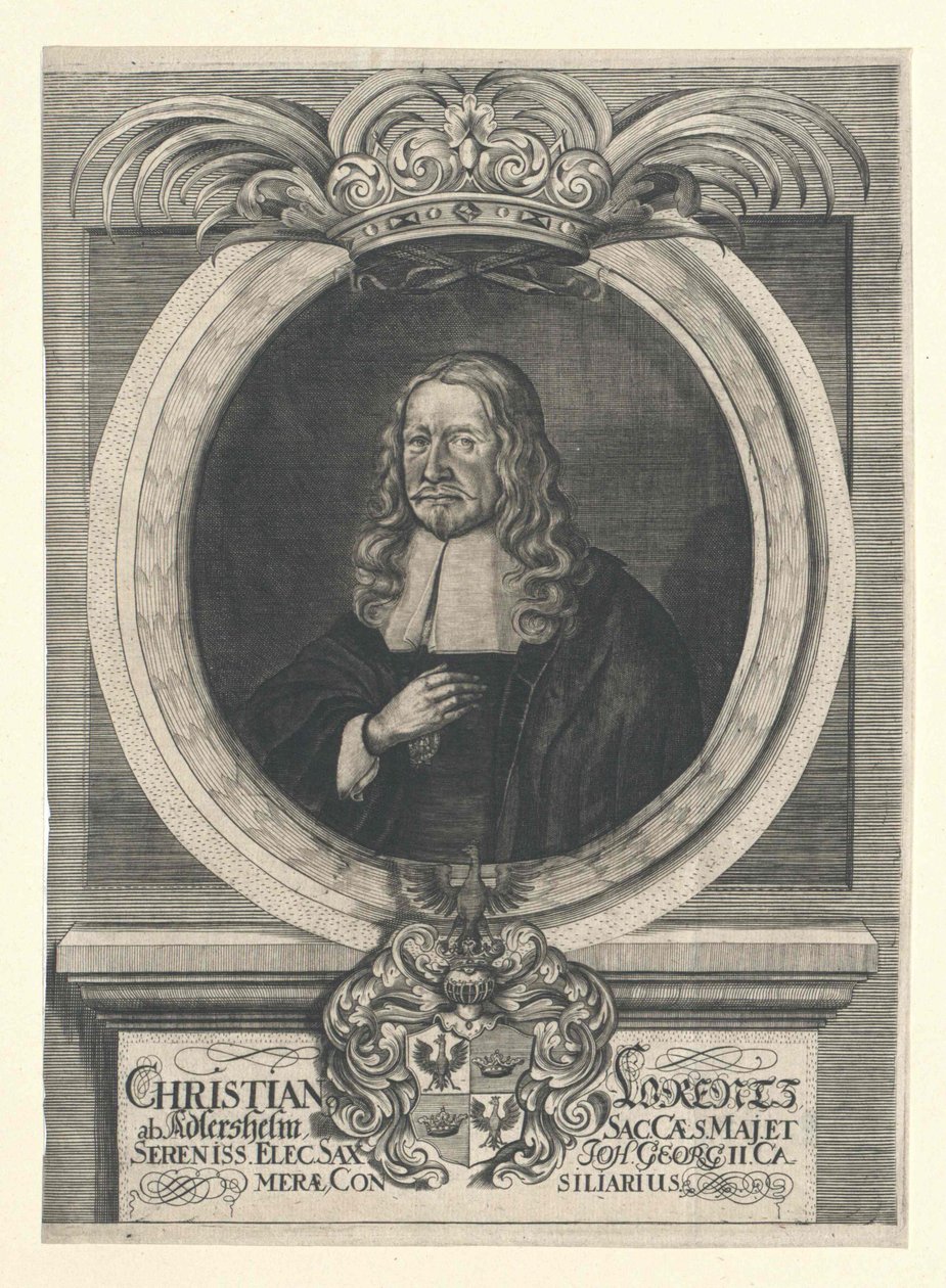 Christian Lorenz Adlershelm (tisk) od Artist Unknown