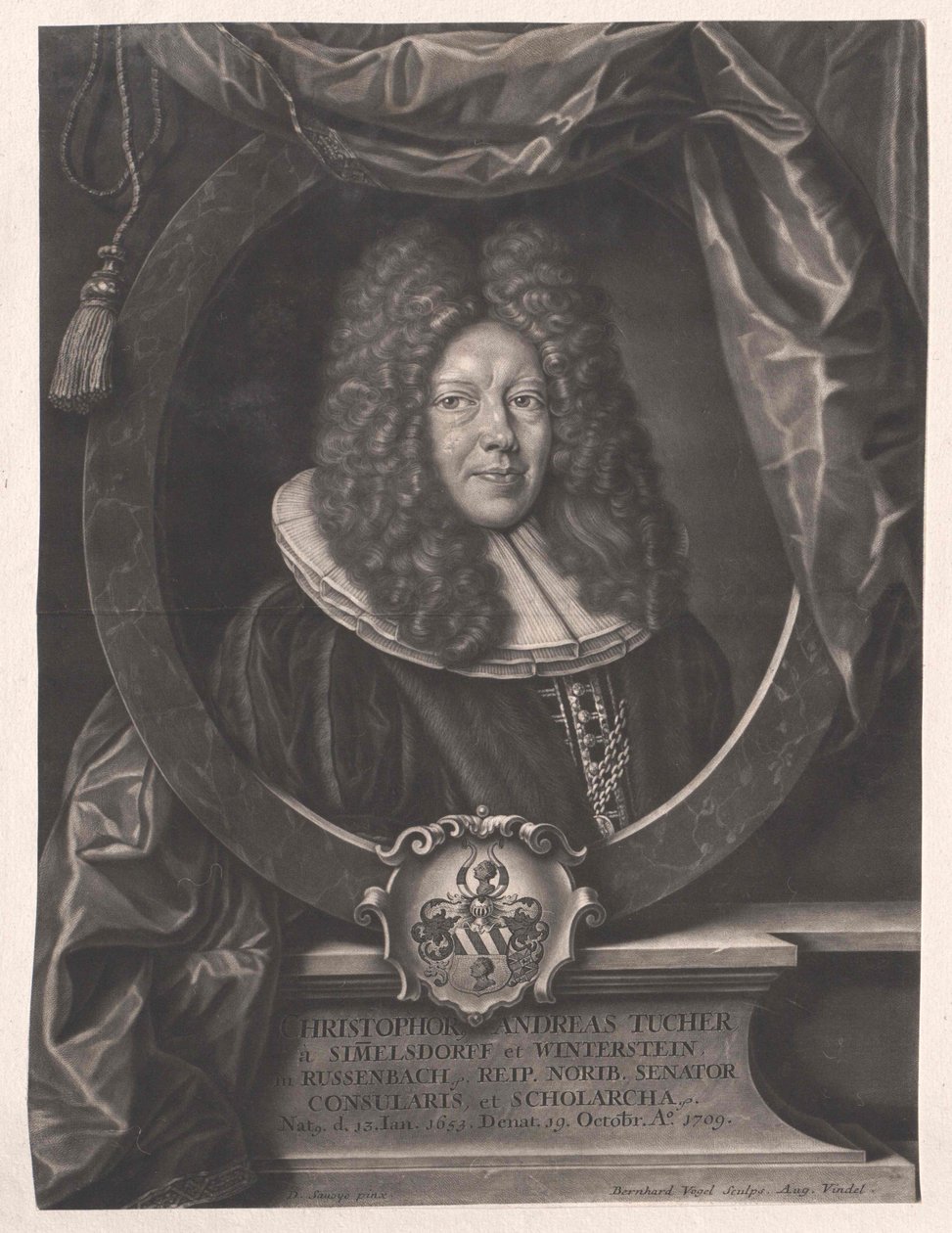 Christoph Andreas Tucher ze Simmelsdorfu od Artist Unknown