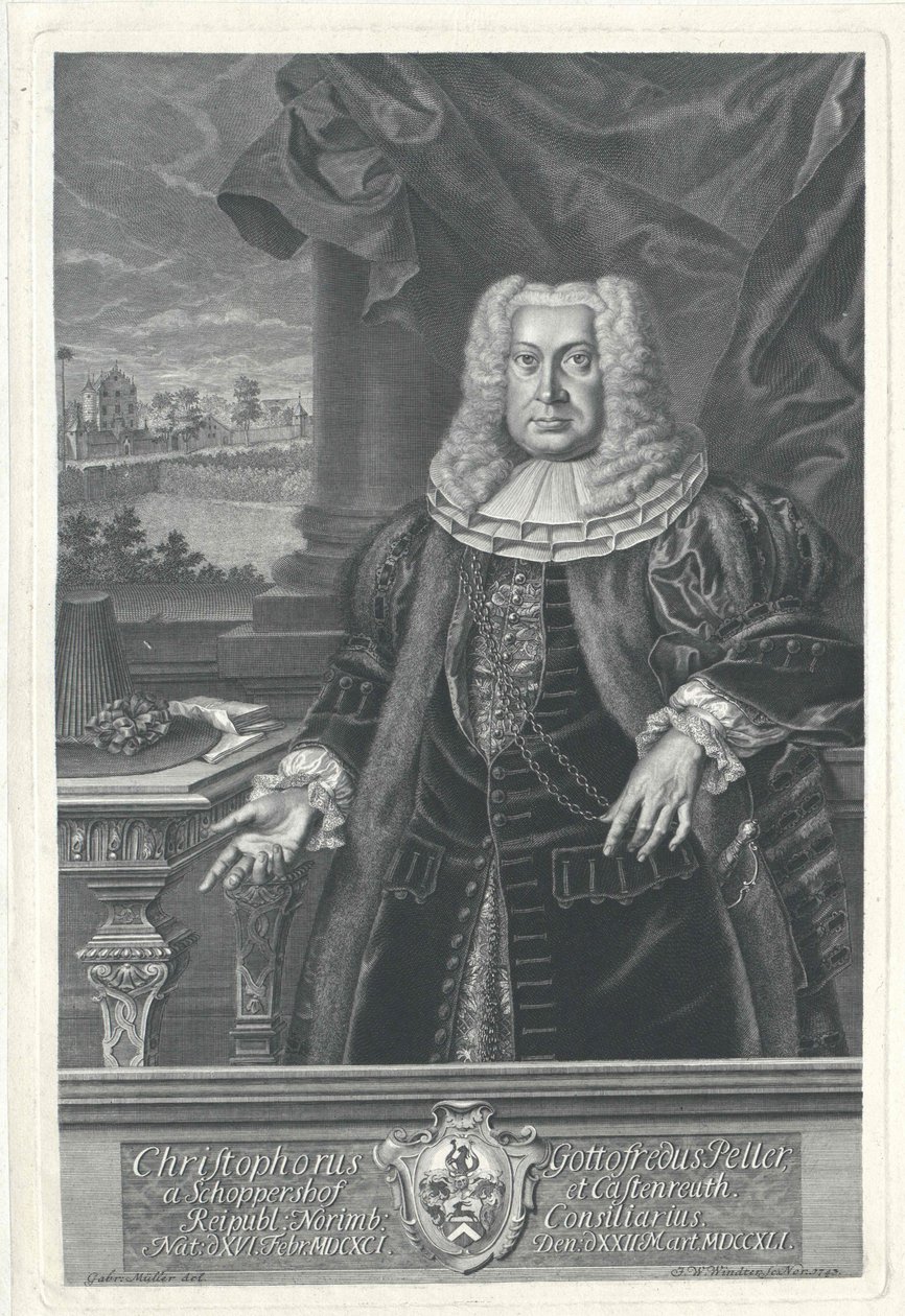 Christoph Godfrey Peller von Schoppershof zu Kastenreuth od Artist Unknown
