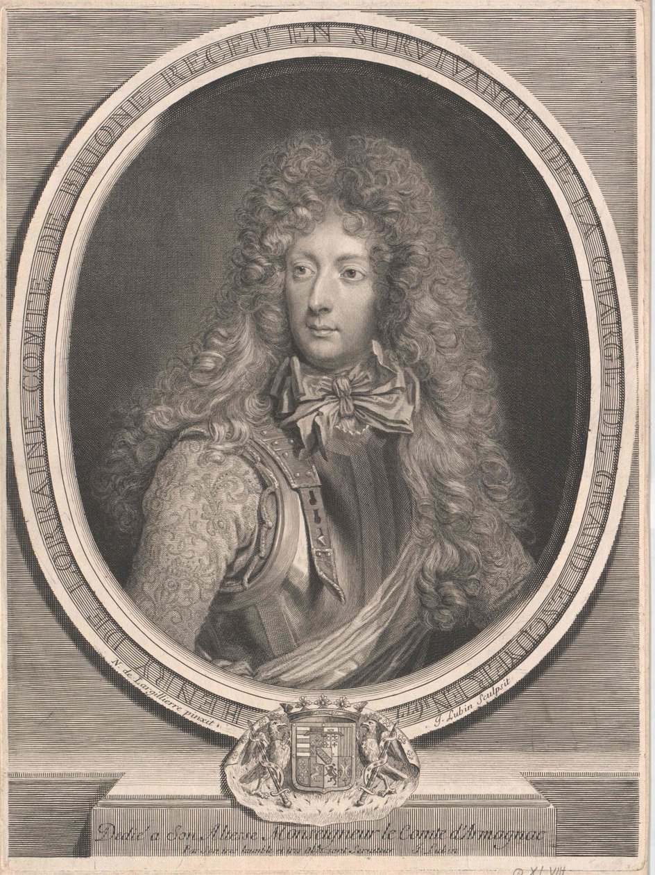 Hrabě z Brionne Jindřich Lotrinský od Artist Unknown