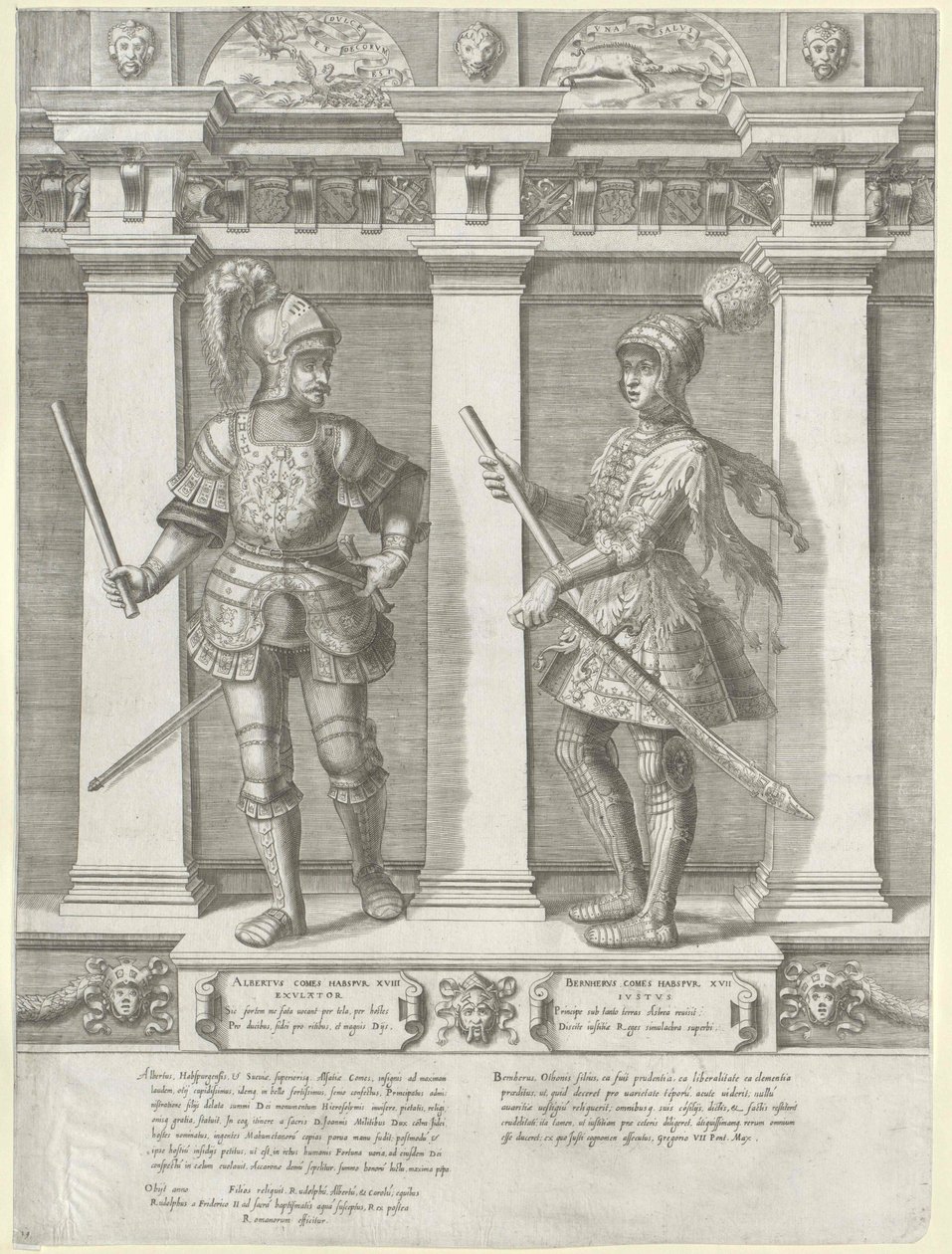 Habsburský hrabě Albrecht IV. od Artist Unknown