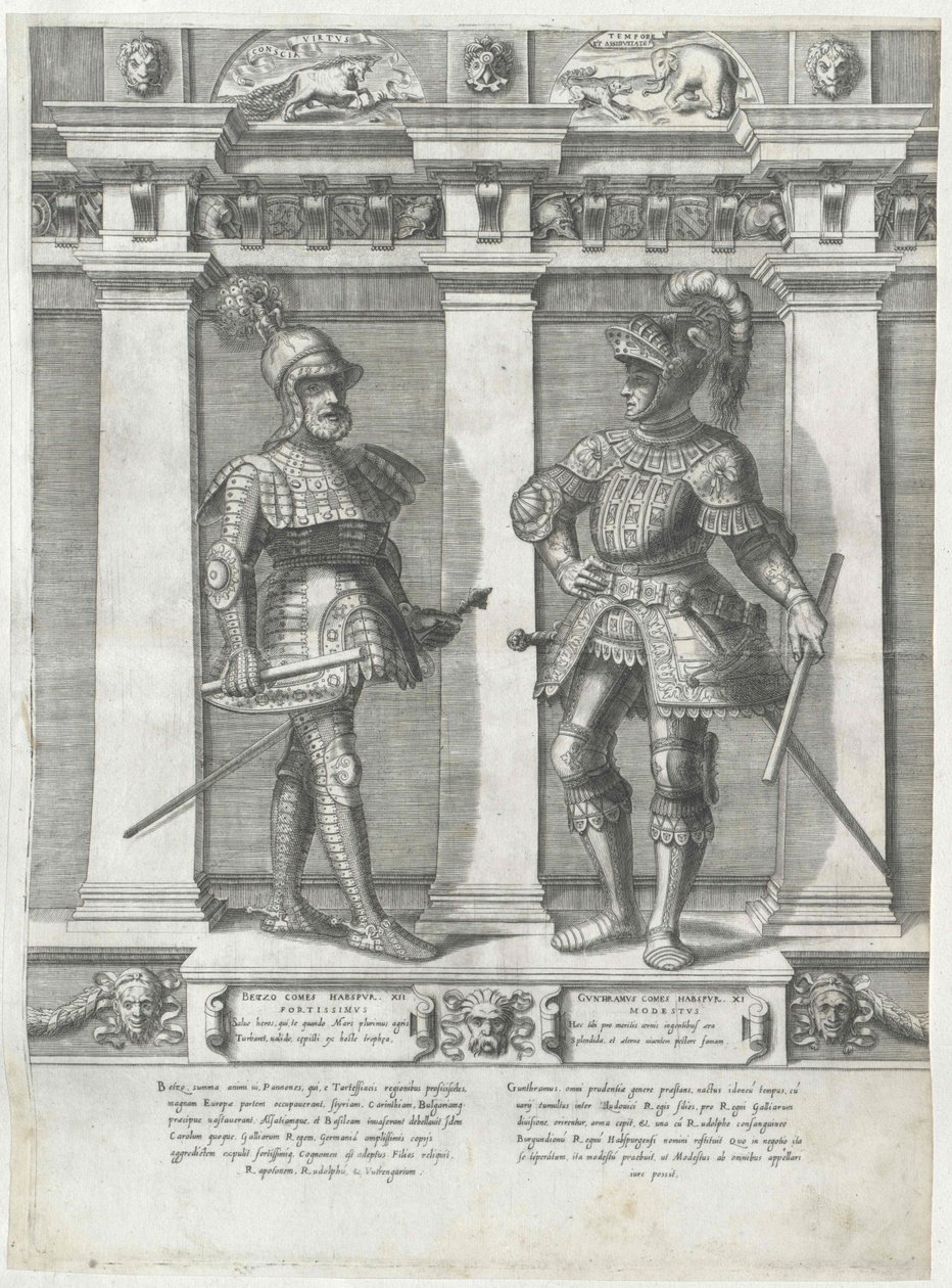 Habsburský hrabě Guntram Bohatý od Artist Unknown