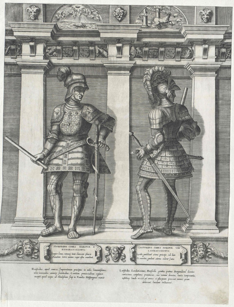 Habsburský hrabě Luitfried od Artist Unknown