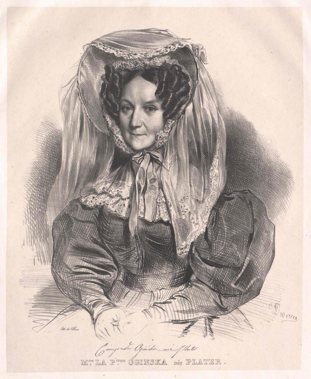 Cunigunde hraběnka z Plateru od Artist Unknown