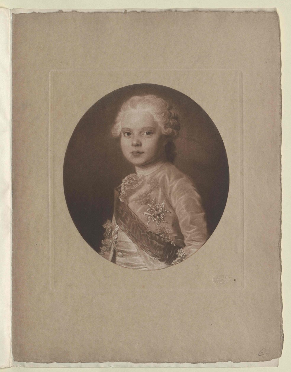 Francouzský dauphin Ludvík XVII. od Artist Unknown