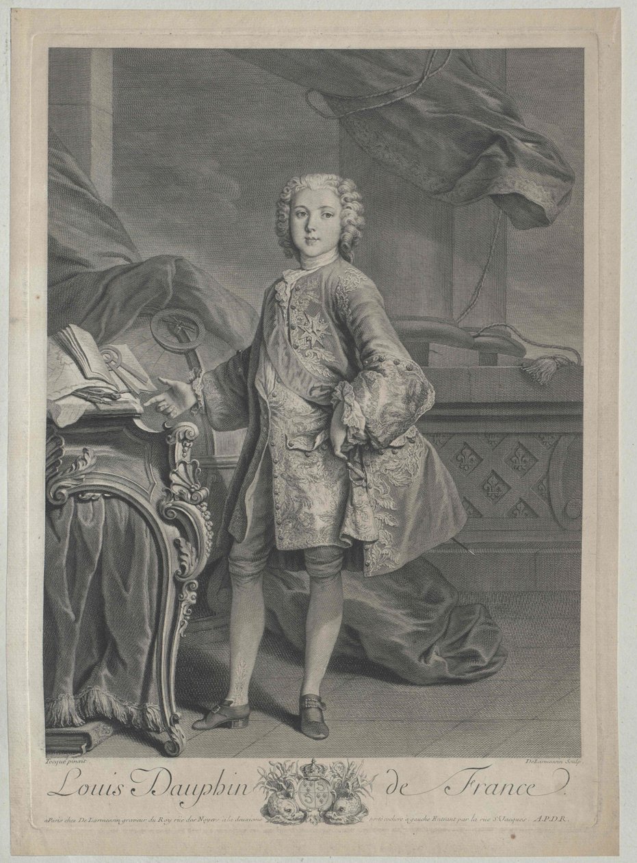 Francouzský dauphin Ludwig od Artist Unknown