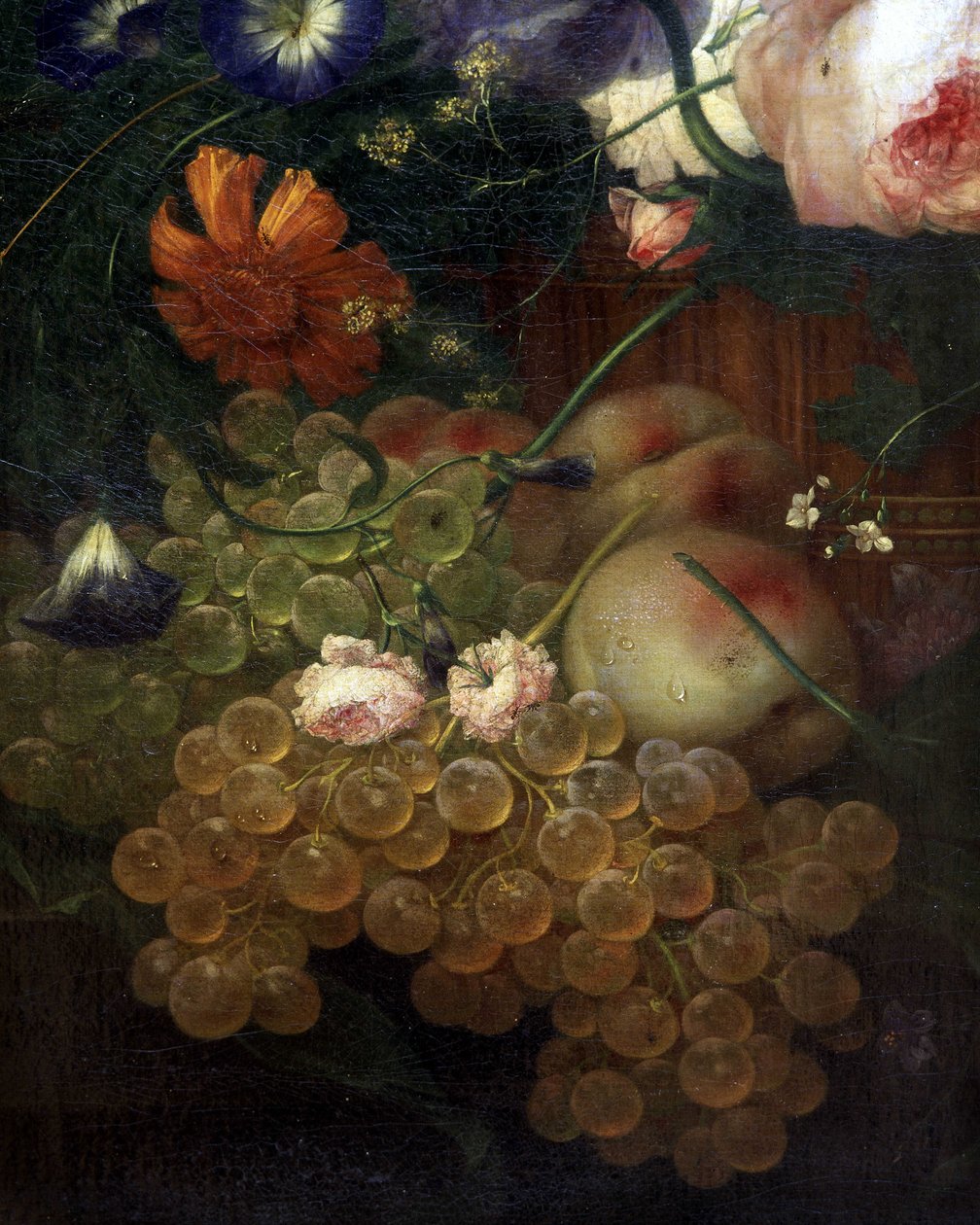 Detail zátiší (olej na plátně) od Artist Unknown