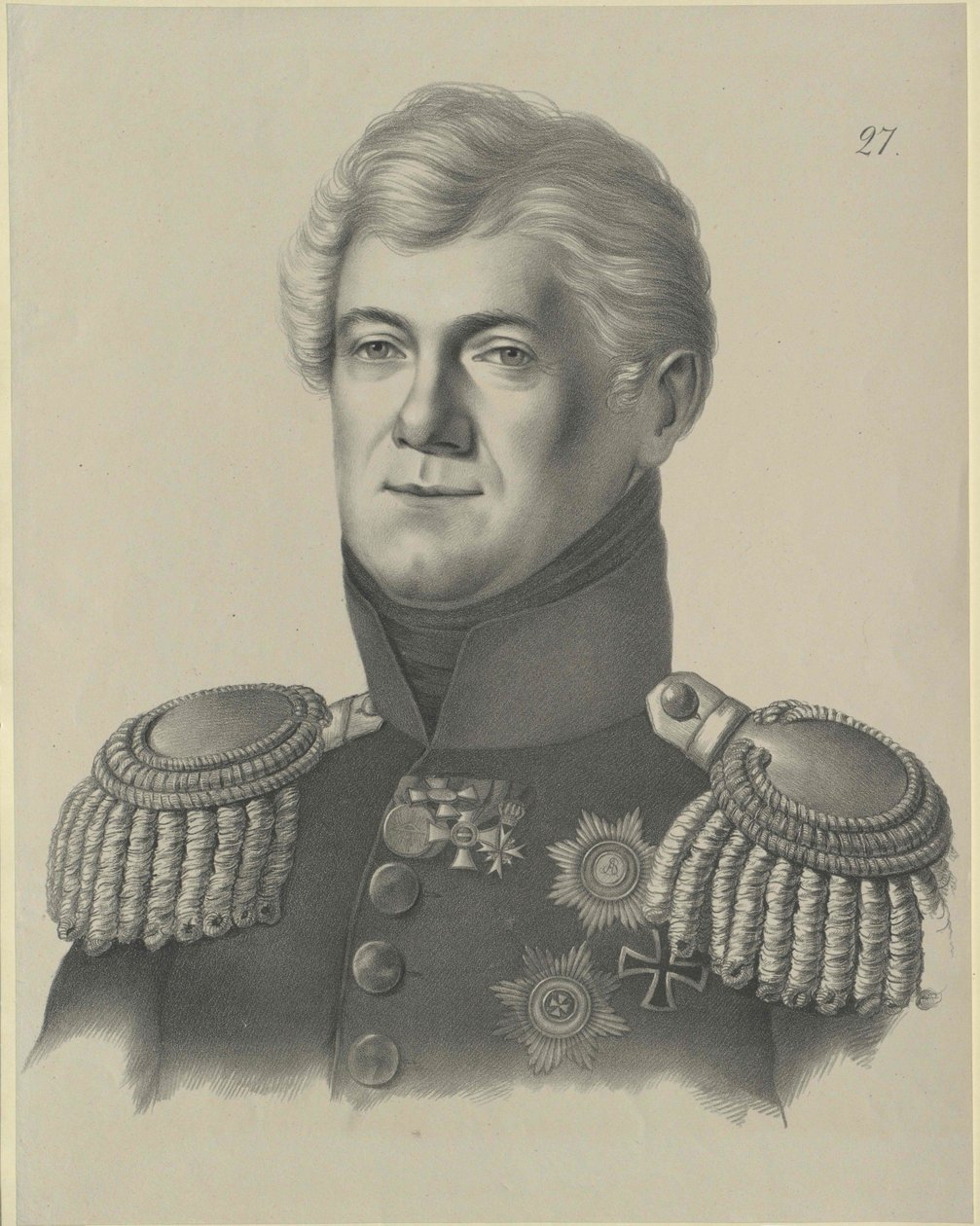 Dimitrij Vladimirovič hrabě Galitzin (tisk) od Artist Unknown