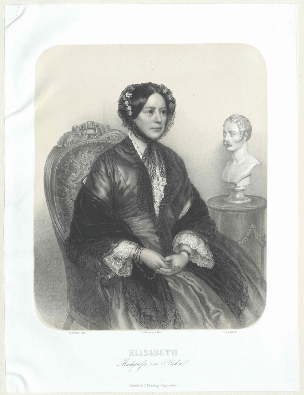 Vévodkyně württemberská Elisabeth od Artist Unknown