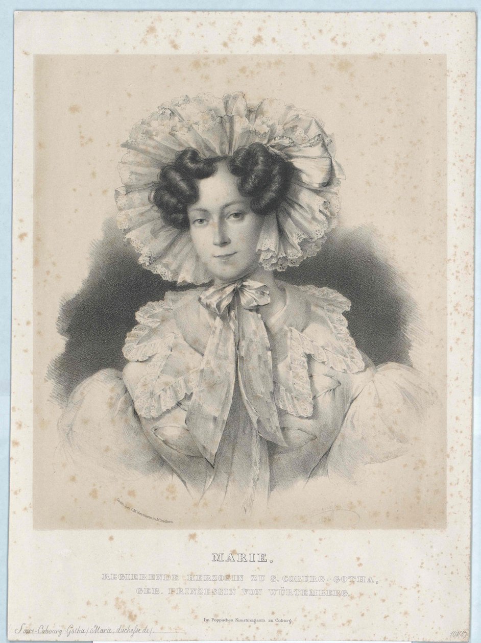 Vévodkyně württemberská Marie od Artist Unknown