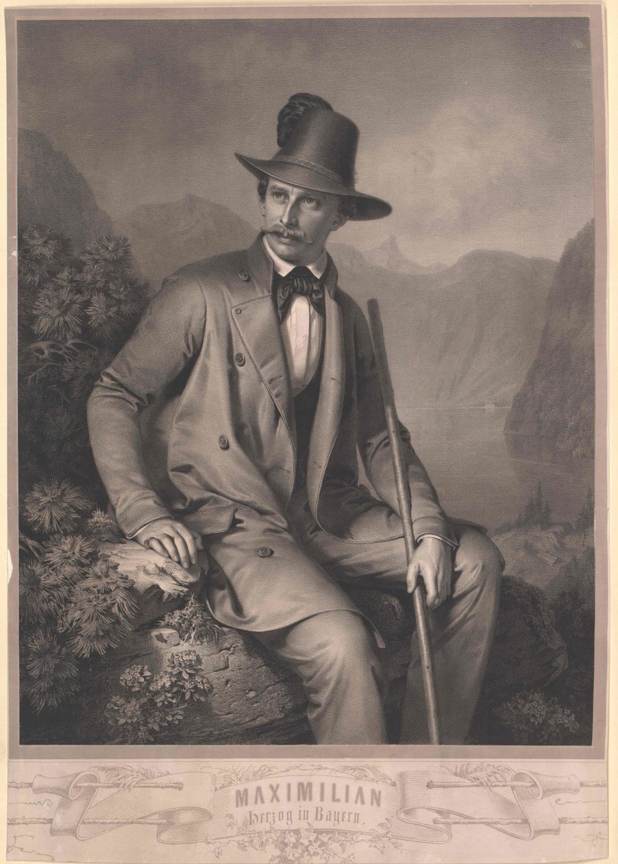 Bavorský vévoda Maxmilián od Artist Unknown