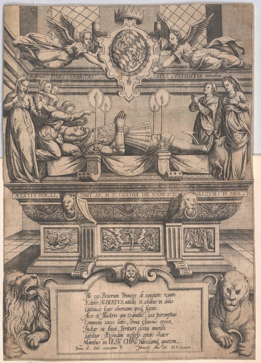 Bavorský vévoda Albrecht V. od Artist Unknown