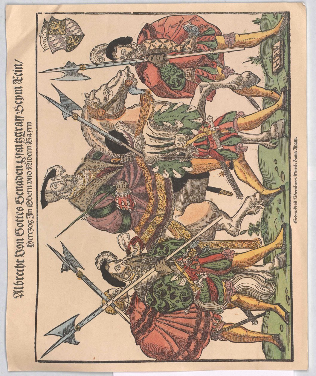 Bavorský vévoda Albrecht V. od Artist Unknown