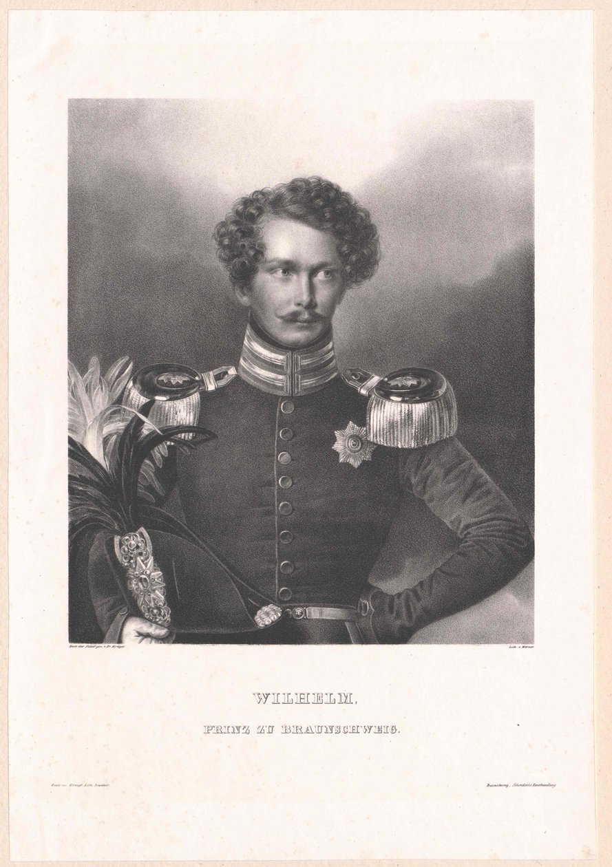 Brunšvicko-Luenburský vévoda Wilhelm od Artist Unknown