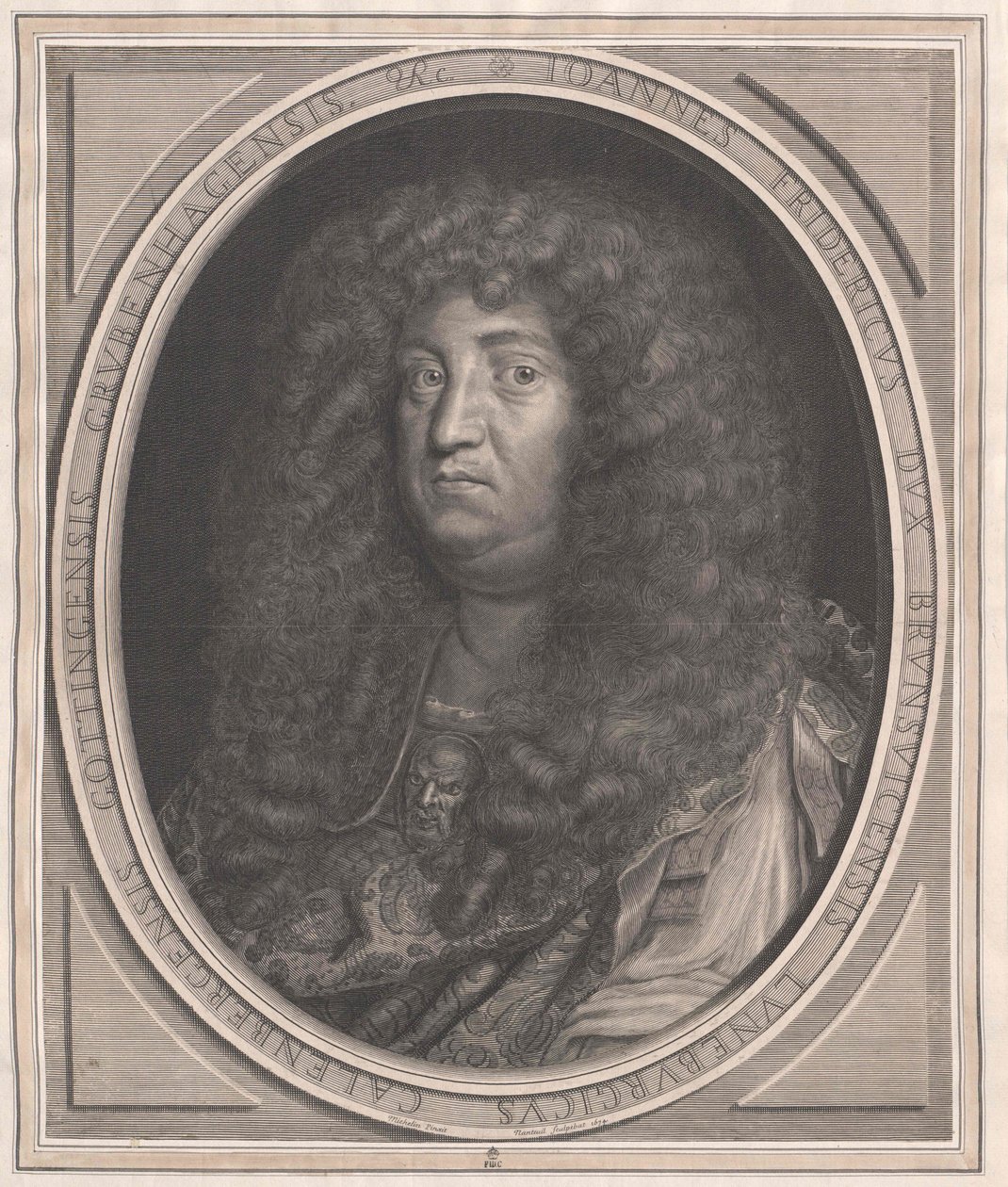 Vévoda brunšvicko-lucemburský Johann Friedrich (tisk) od Artist Unknown