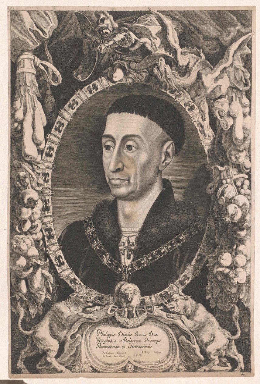 Burgundský vévoda Filip III. udatný od Artist Unknown