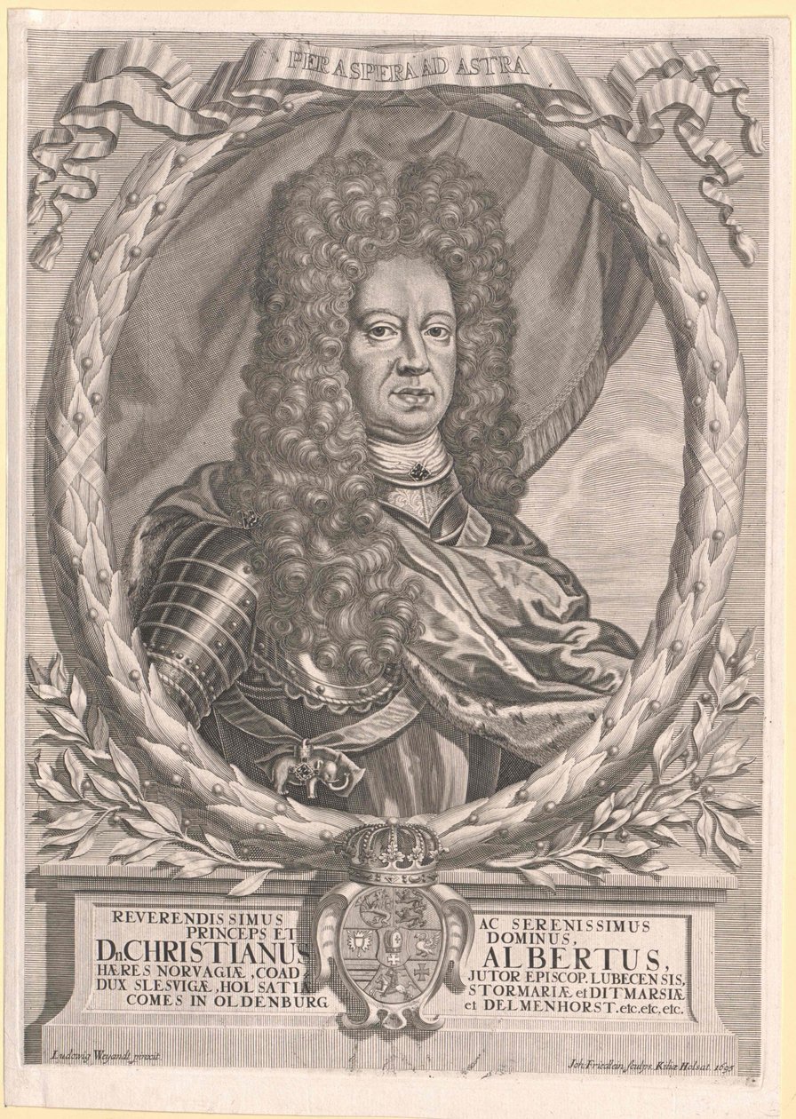 Vévoda holštýnsko-gottorpský Christian Albert od Artist Unknown