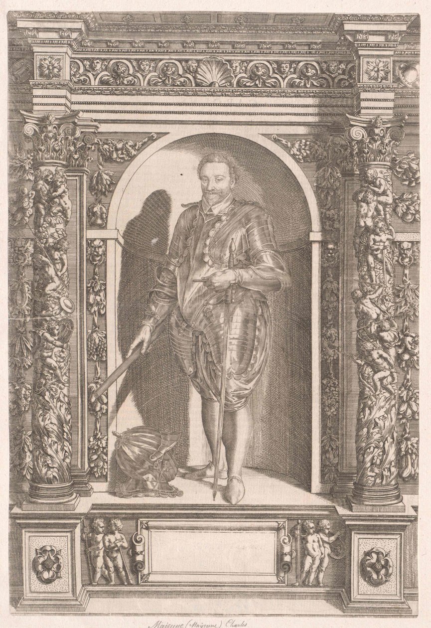 Vévoda z Mayenne Karel Lotrinský od Artist Unknown