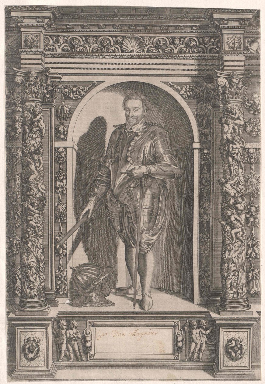 Vévoda z Mayenne Karel Lotrinský od Artist Unknown