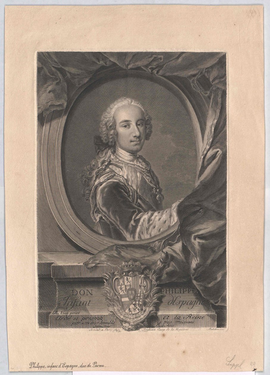 Vévoda parmský Philipp od Artist Unknown