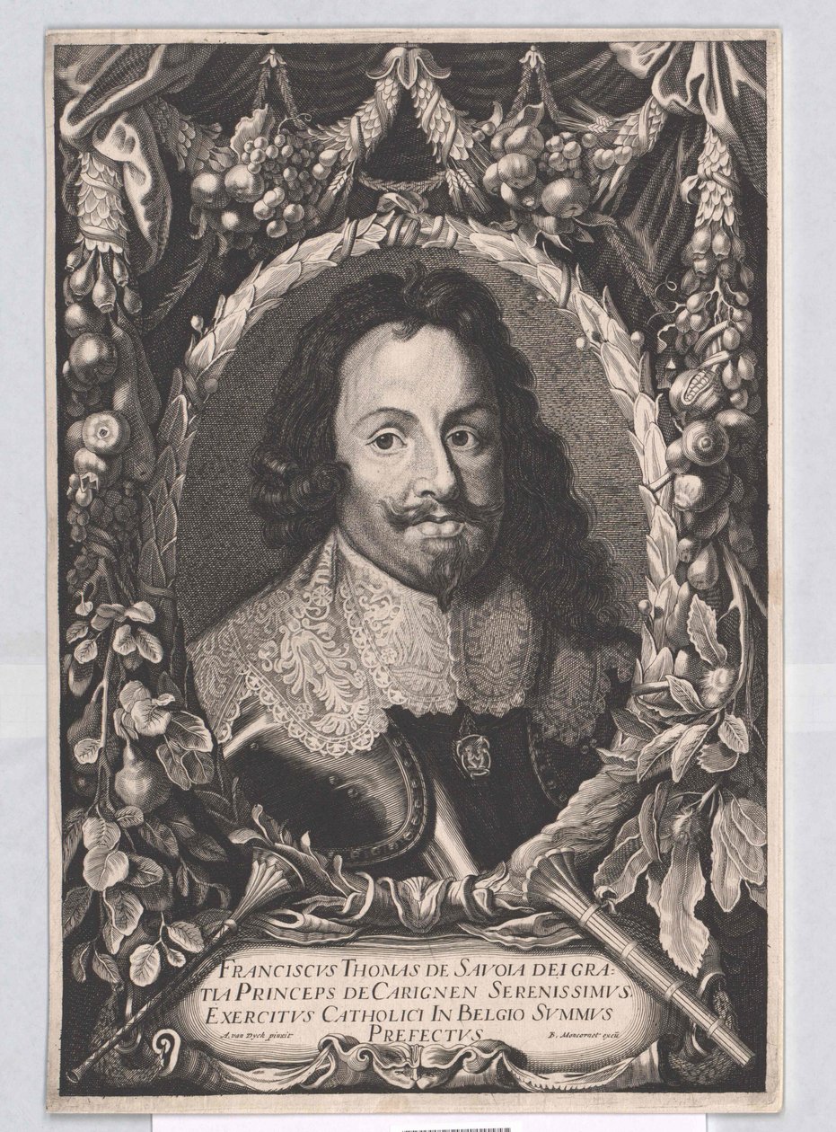 Vévoda savojský Carignan Franz Thomas od Artist Unknown