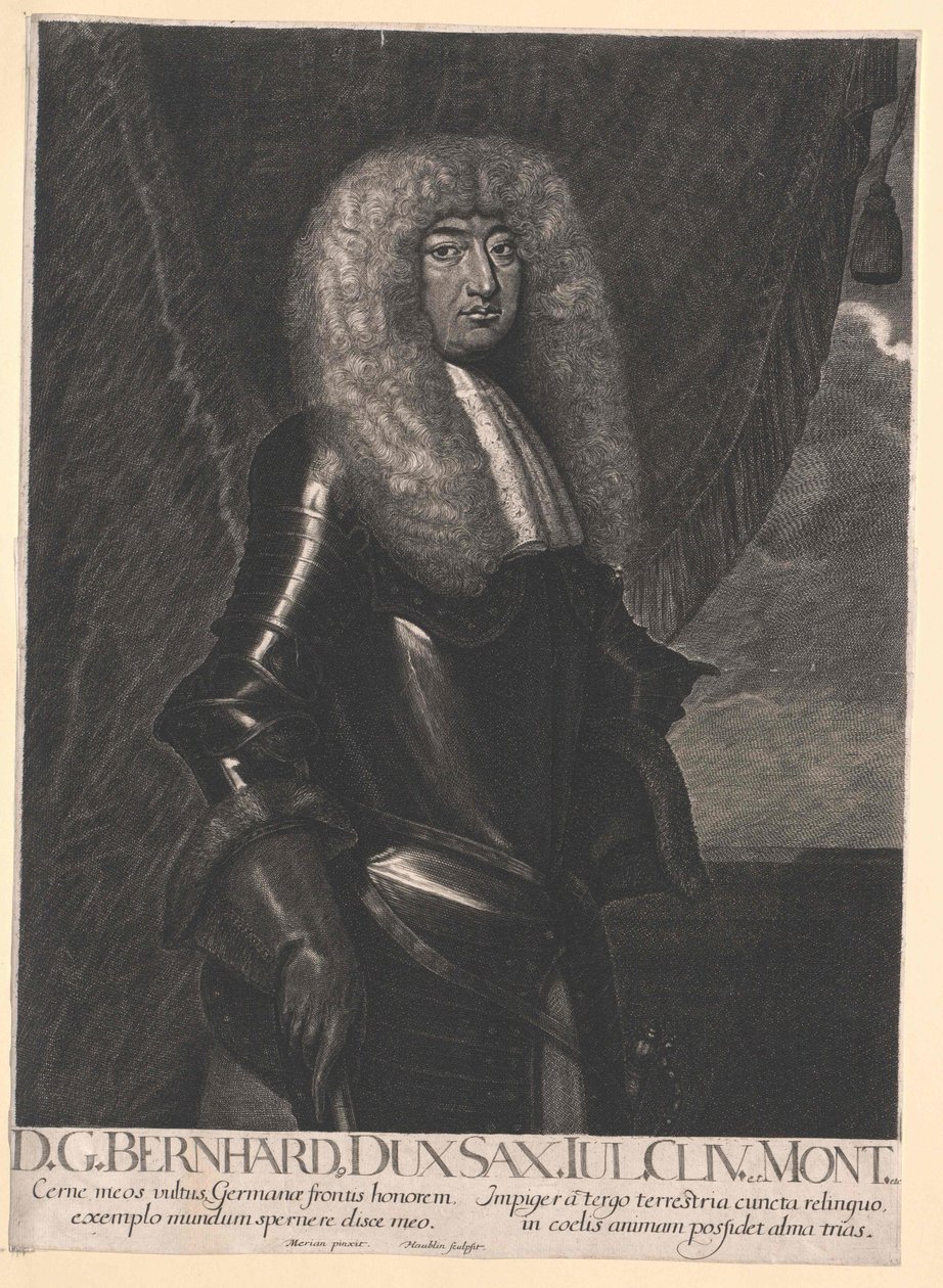 Vévoda sasko-jenský Bernard od Artist Unknown