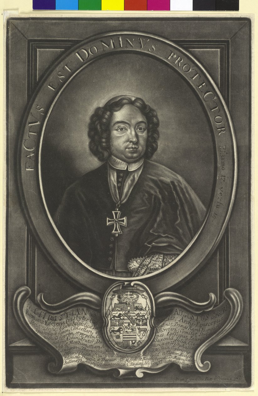 Vévoda sasko-zeitzský Christian August od Artist Unknown