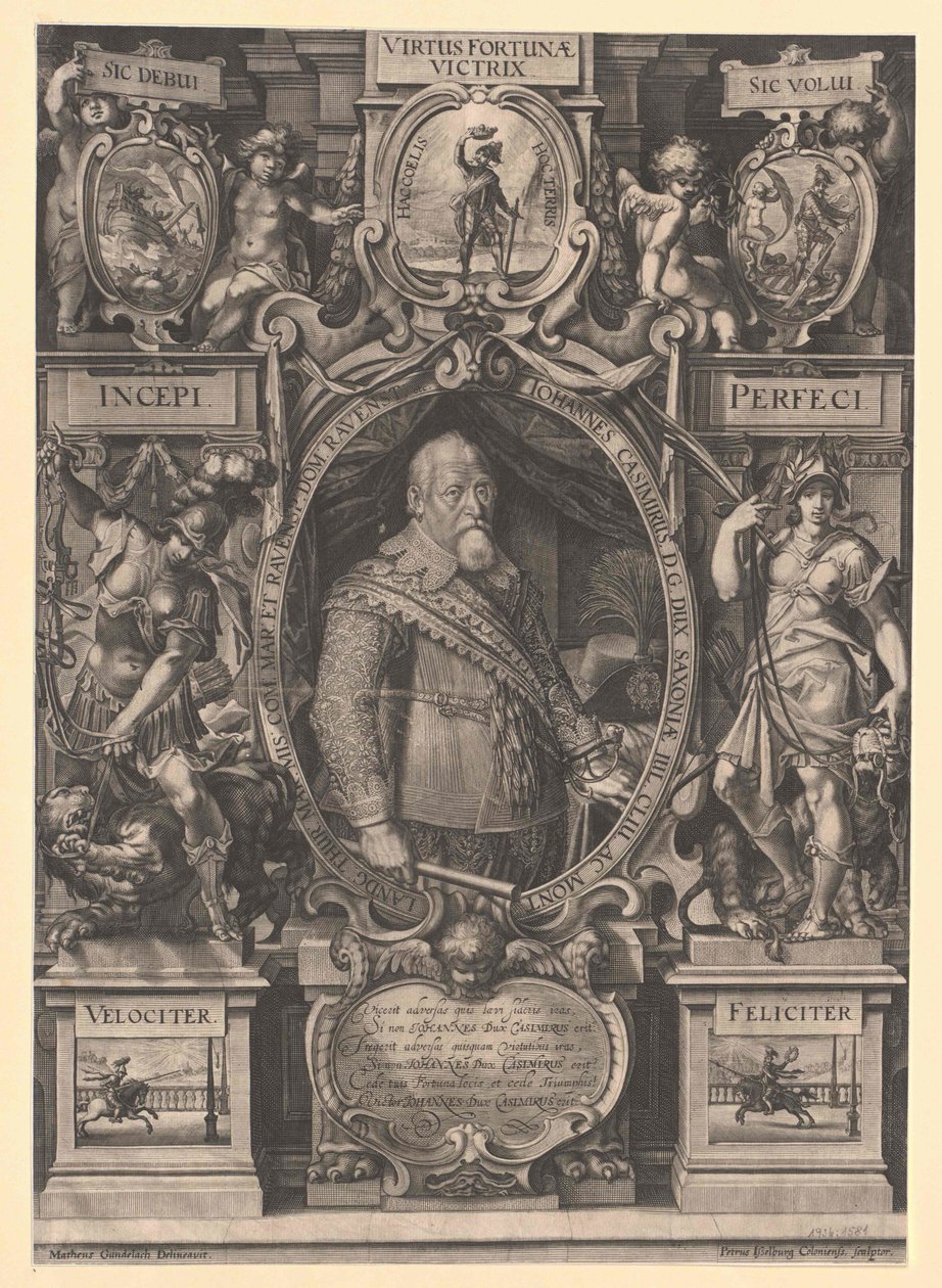 Saský vévoda Johann Casimir od Artist Unknown