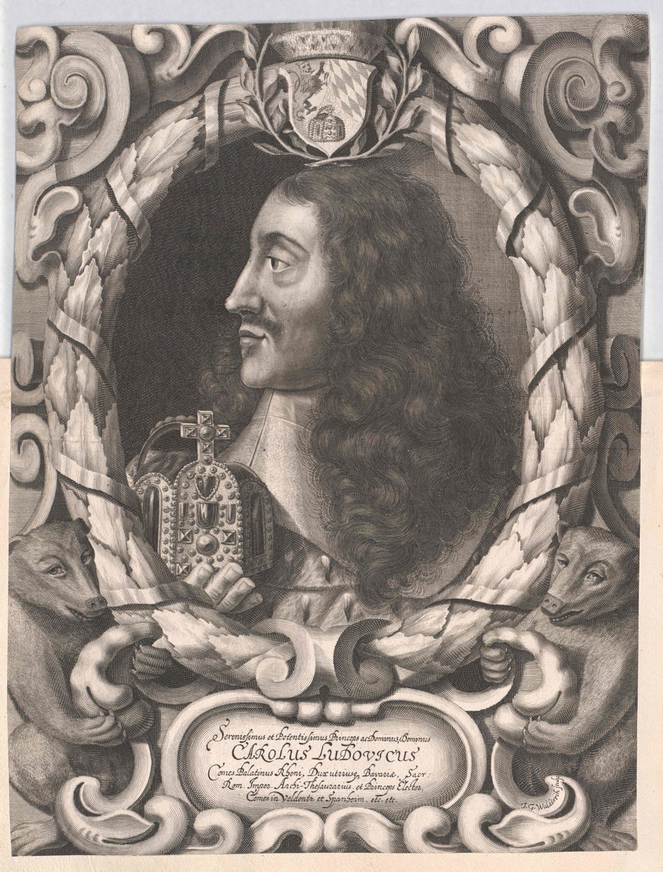Falcký kurfiřt Karel I. Ludvík od Artist Unknown