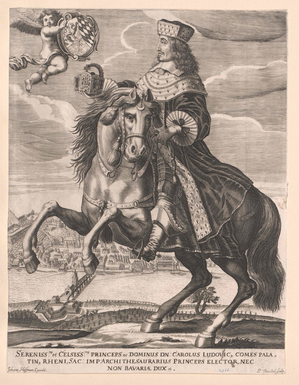 Falcký kurfiřt Karel I. Ludvík od Artist Unknown