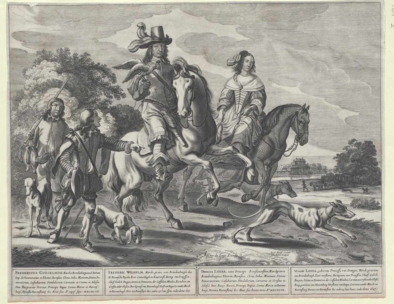 Braniborský kurfiřt (1620-1688) Fridrich Vilém od Artist Unknown