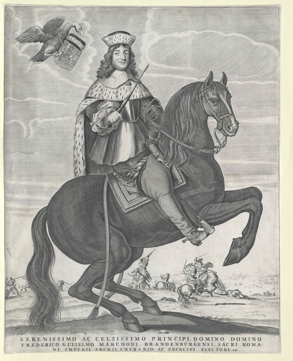 Braniborský kurfiřt (1620-1688) Fridrich Vilém od Artist Unknown
