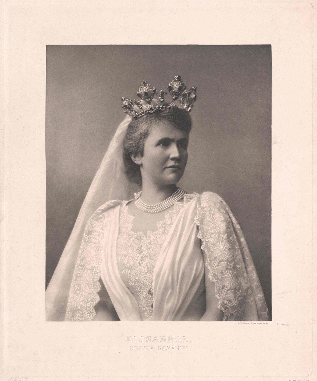 Elisabeth princezna Wied od Artist Unknown
