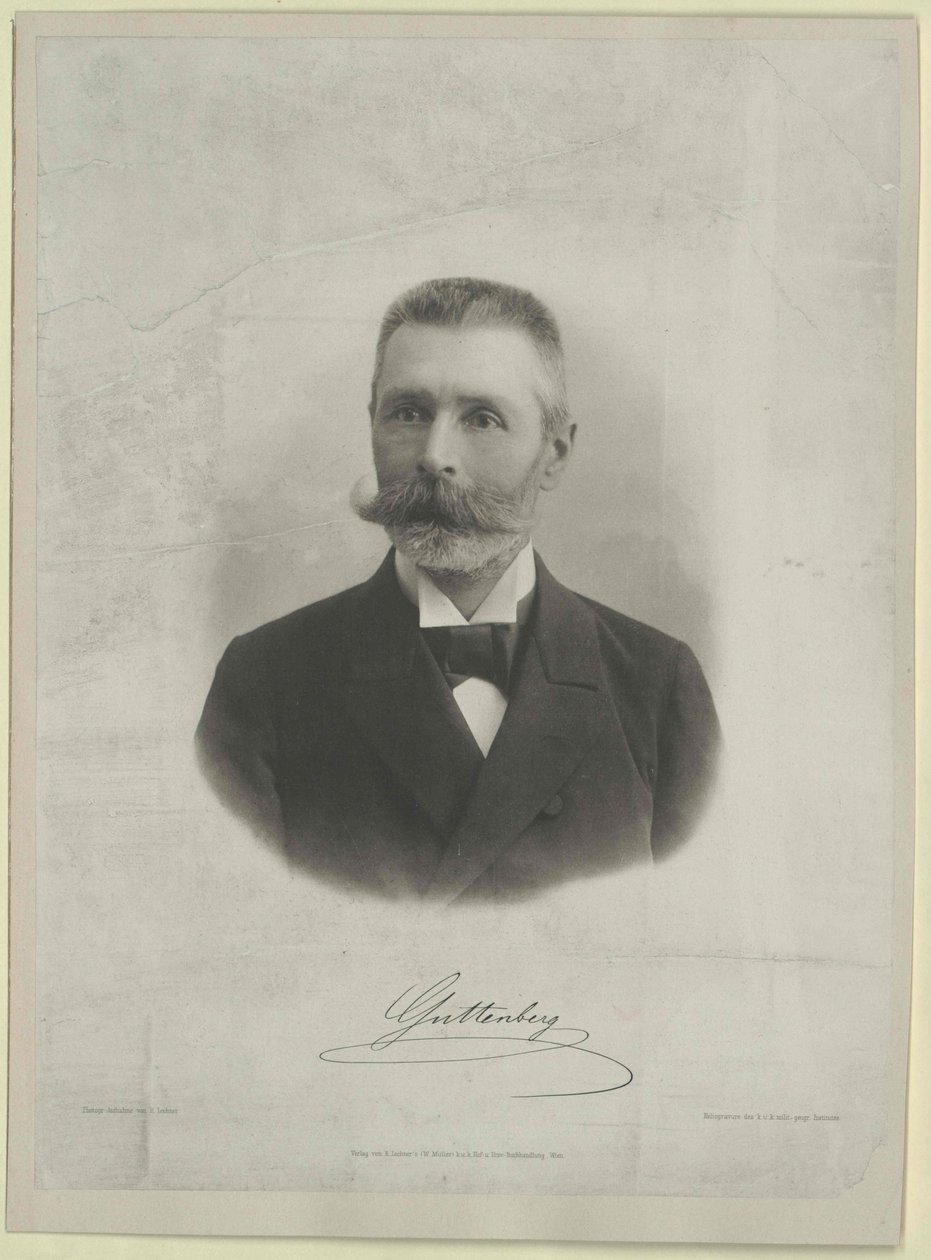 Emil baron von Guttenberg (tisk) od Artist Unknown
