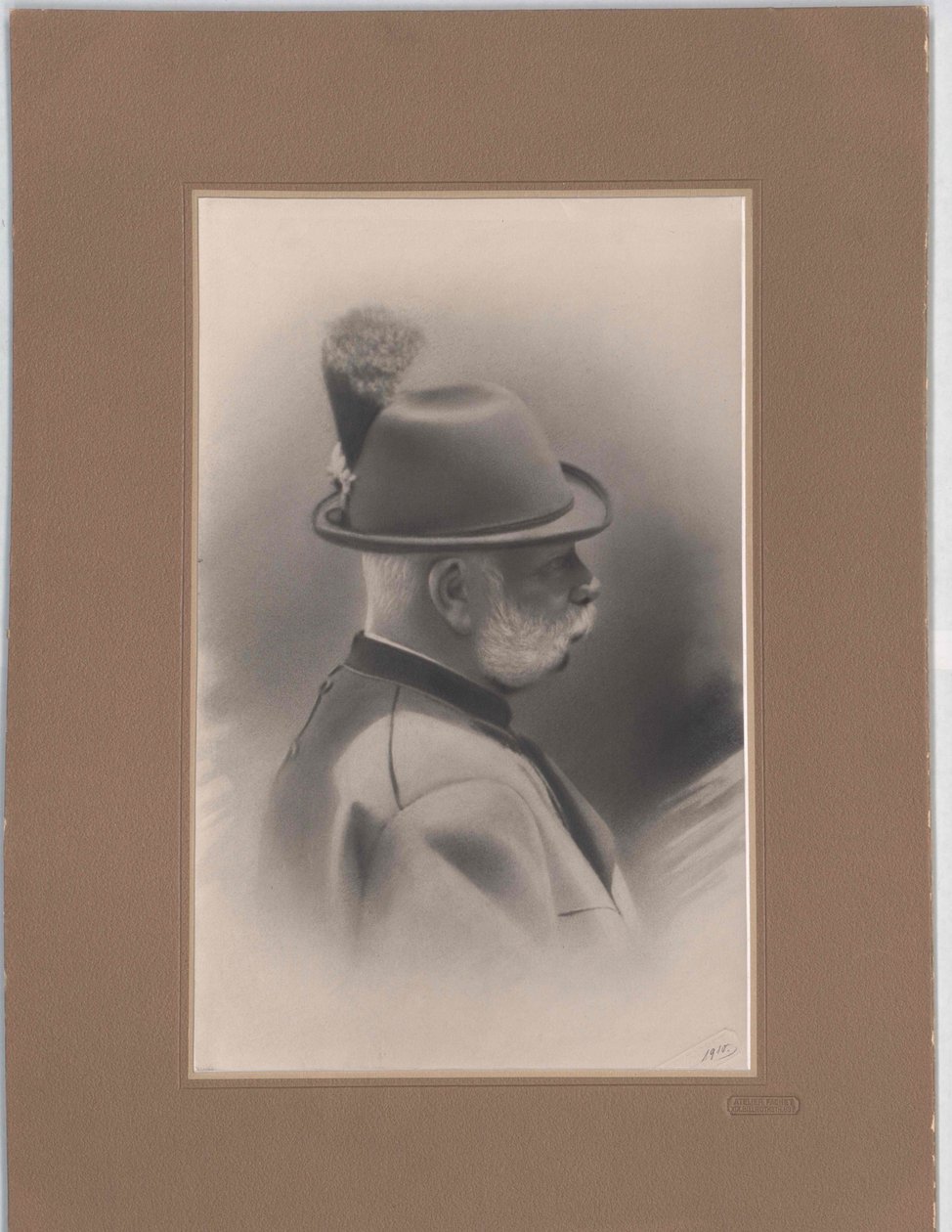 Rakouský císař František Josef I. od Artist Unknown