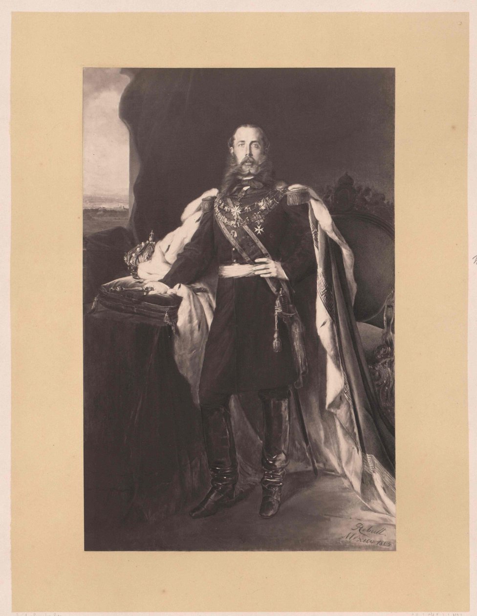 Mexický císař Maxmilián I. od Artist Unknown