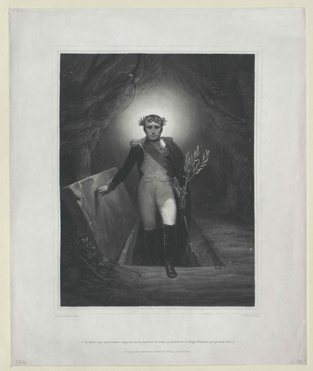Francouzský císař Napoleon I. Bonaparte od Artist Unknown