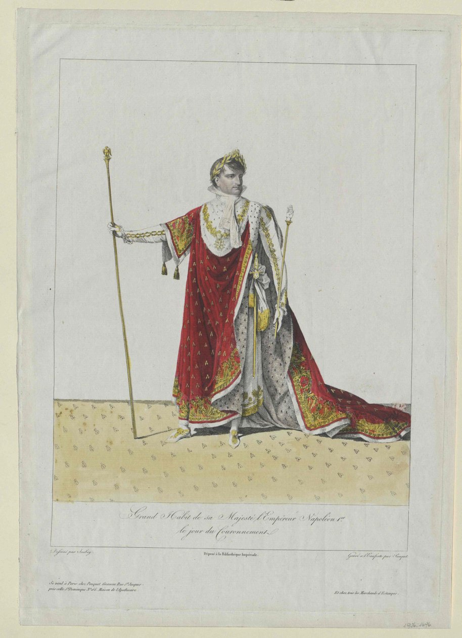 Francouzský císař Napoleon I. Bonaparte od Artist Unknown