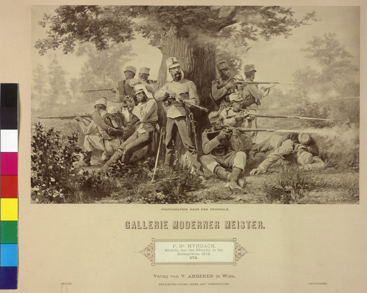 Epizoda z bojů v Hercegovině 1878 od Artist Unknown