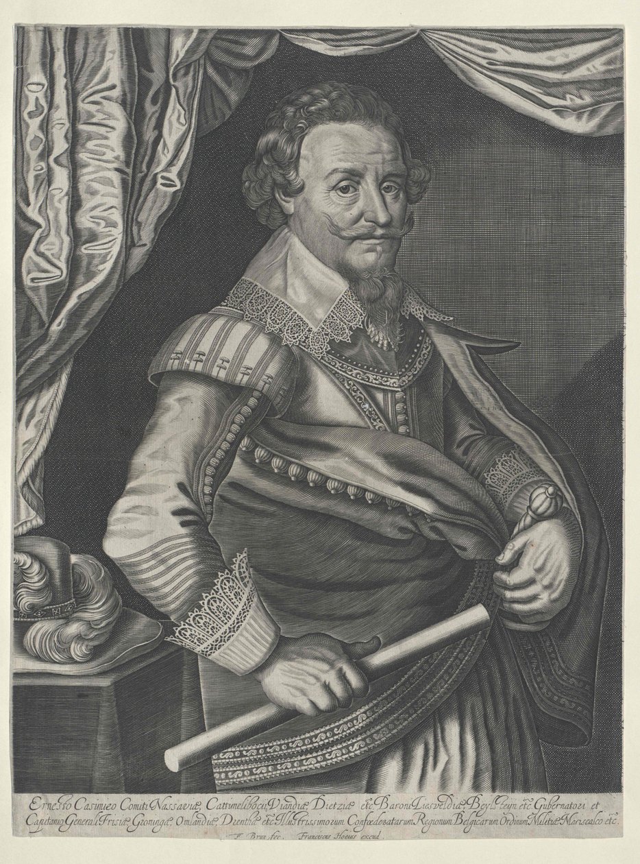 Ernst Casimir hrabě von Nassau-Dietz od Artist Unknown
